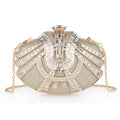 Luxurious Rhinestone Evening Handbag – Elegant Top-Handle Clutch for Galas & Weddings