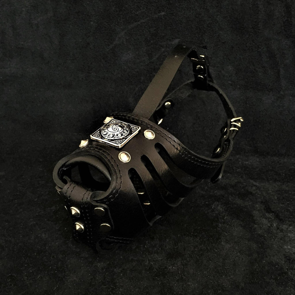 Bestia Eros Basket Dog Muzzle – Black