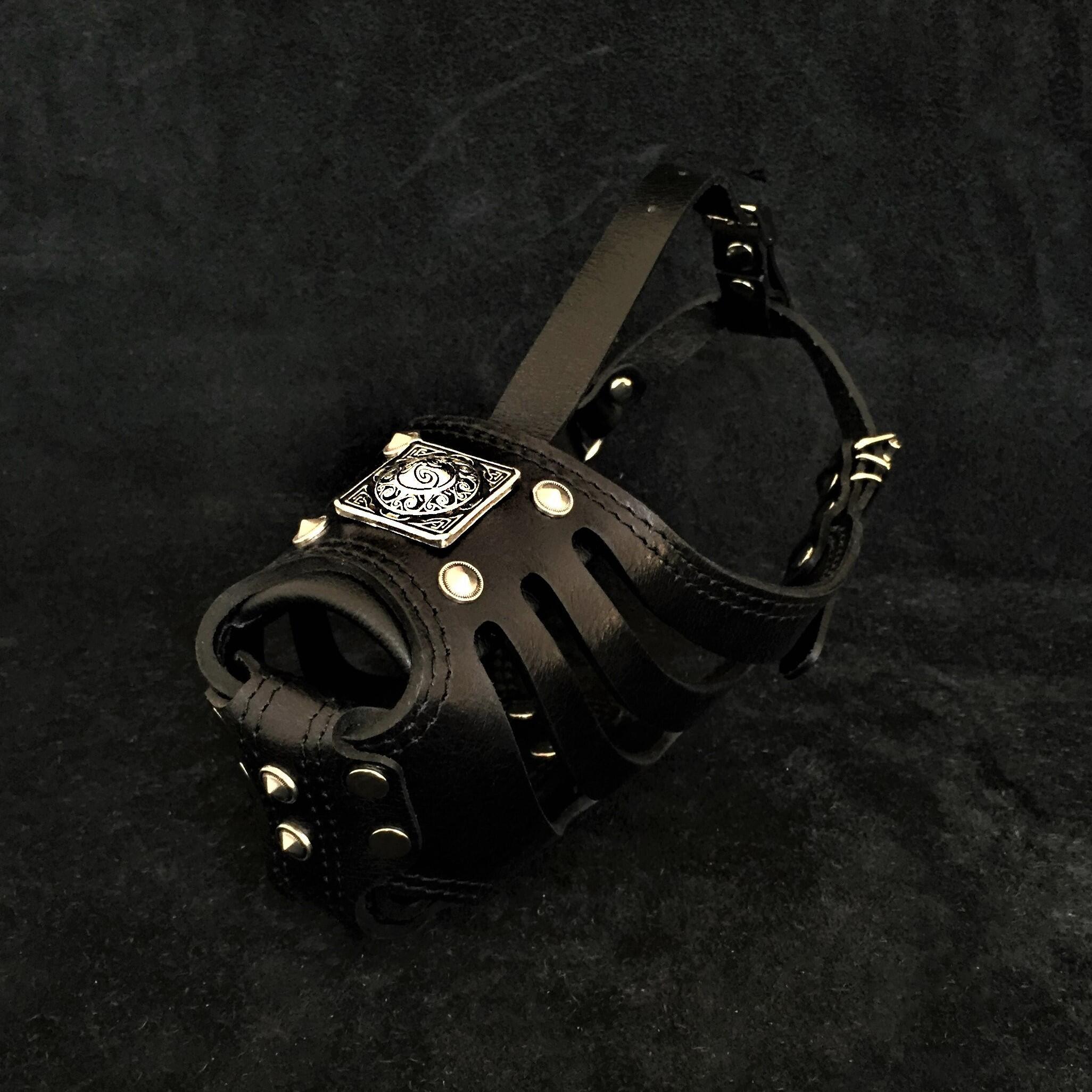 Bestia Eros Basket Dog Muzzle – Black