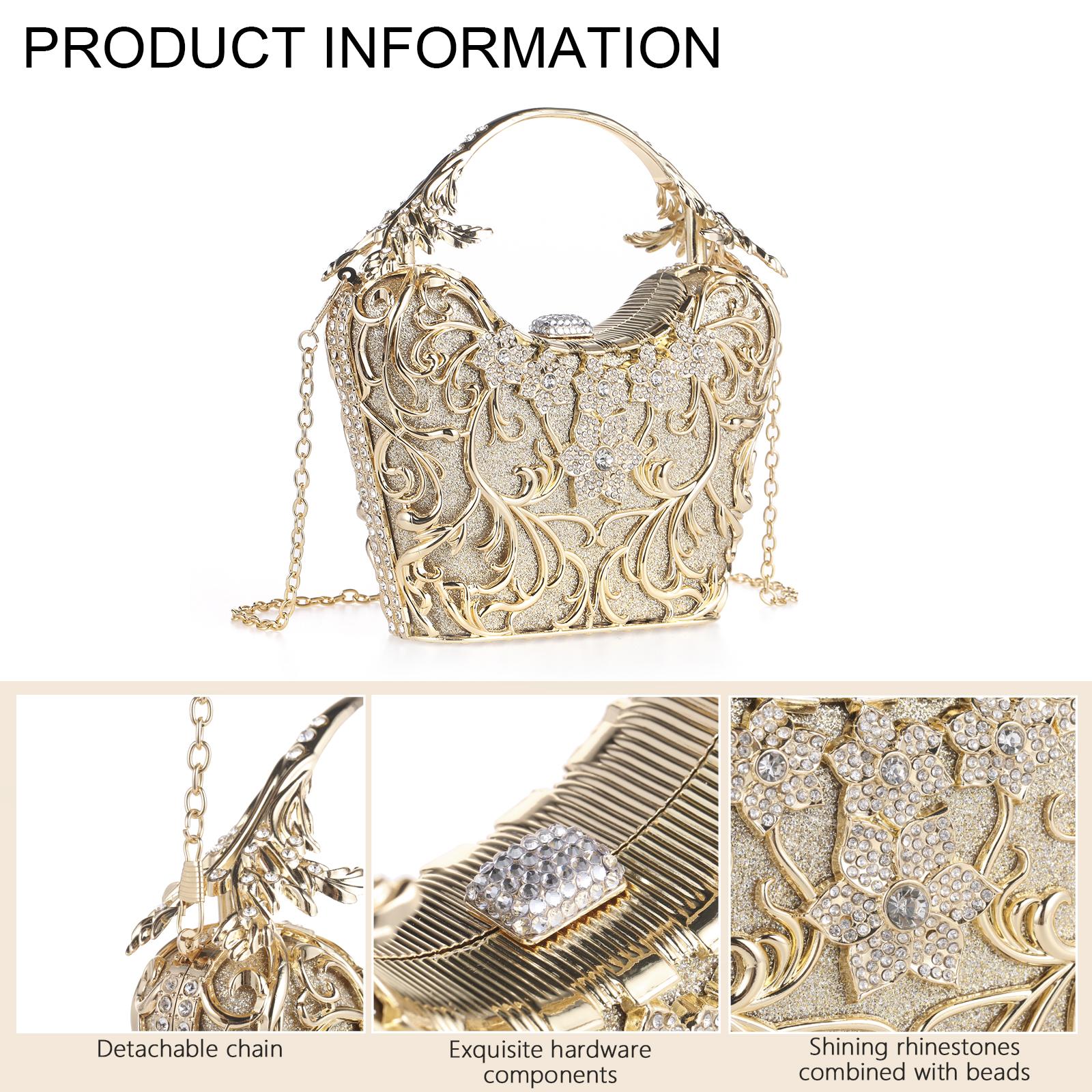 Sparkly Rhinestone Hollow Evening Bag – The Perfect Gift for Weddings, Parties & Birthdays