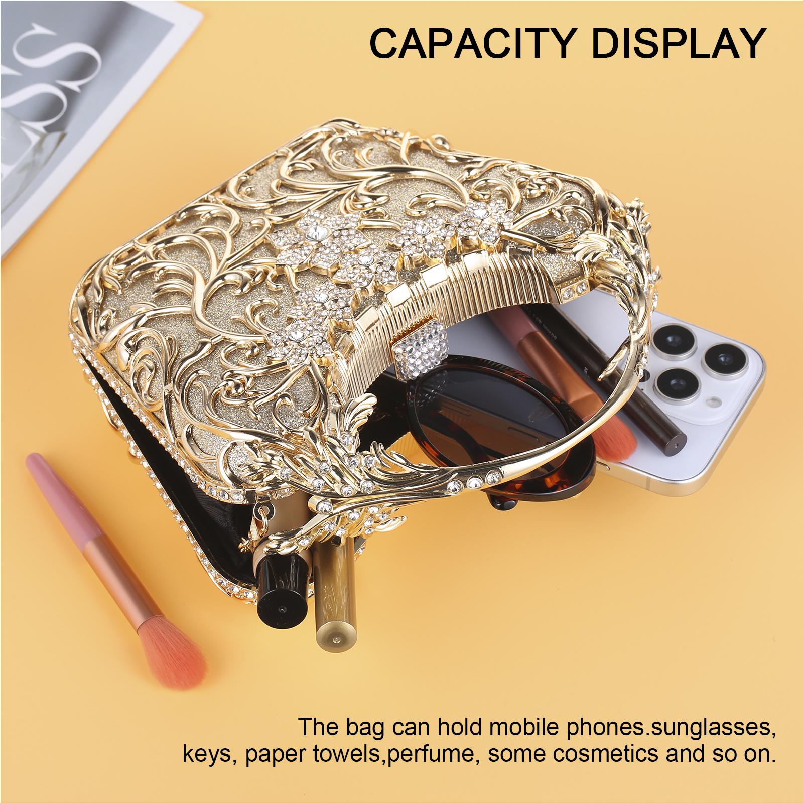 Sparkly Rhinestone Hollow Evening Bag – The Perfect Gift for Weddings, Parties & Birthdays