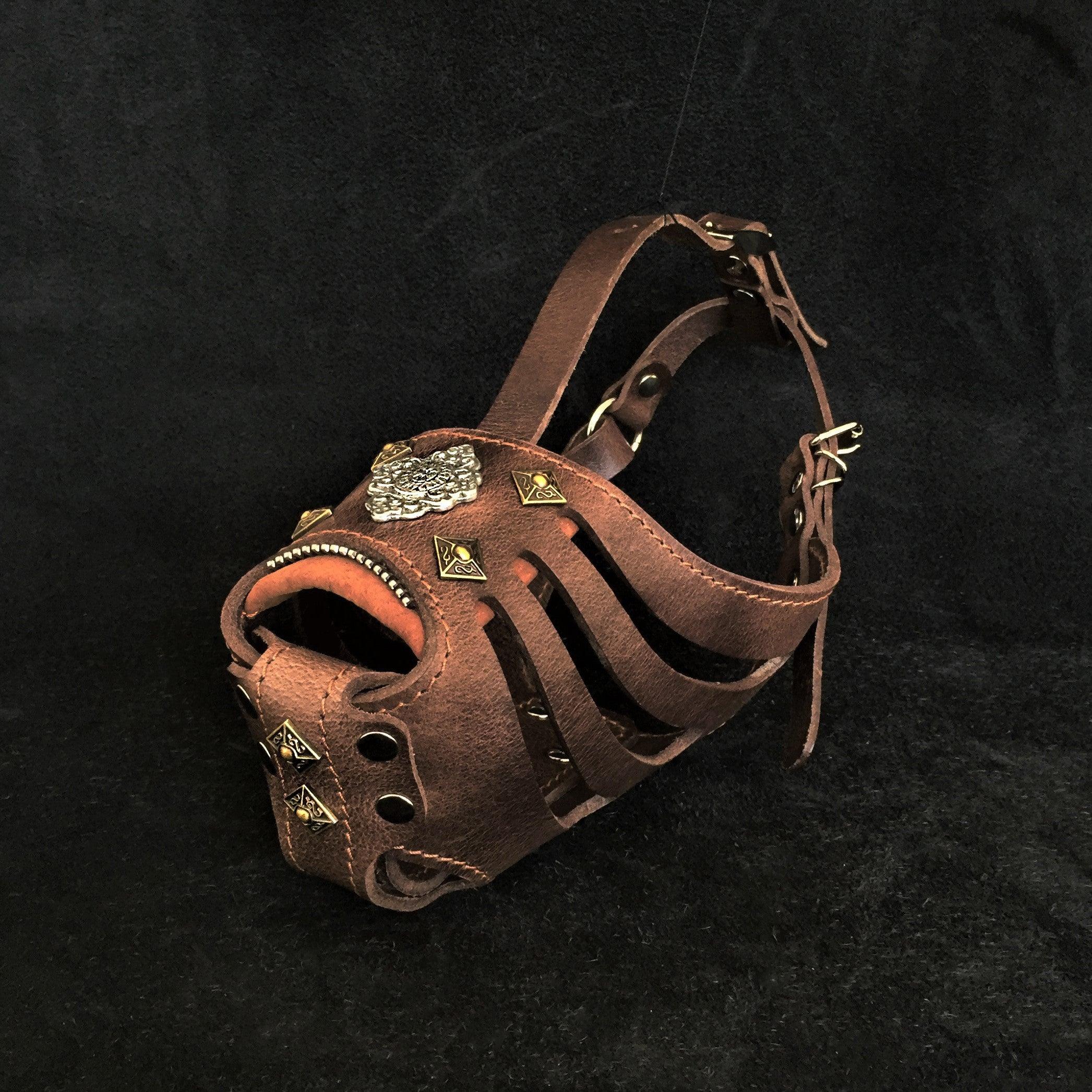 Bestia Aztec Basket Dog Muzzle – Gray