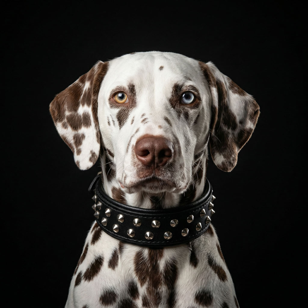 Bestia Boston Studded Leather Dog Collar – alternate view 4